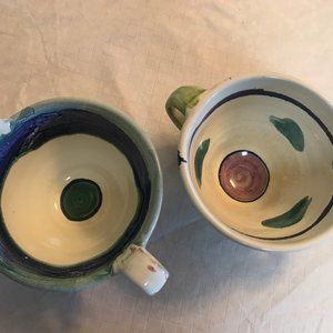 Vintage hand made ceramic bowls